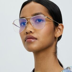 Le Specs The Prince 58mm Blue Light Blocking Glasses